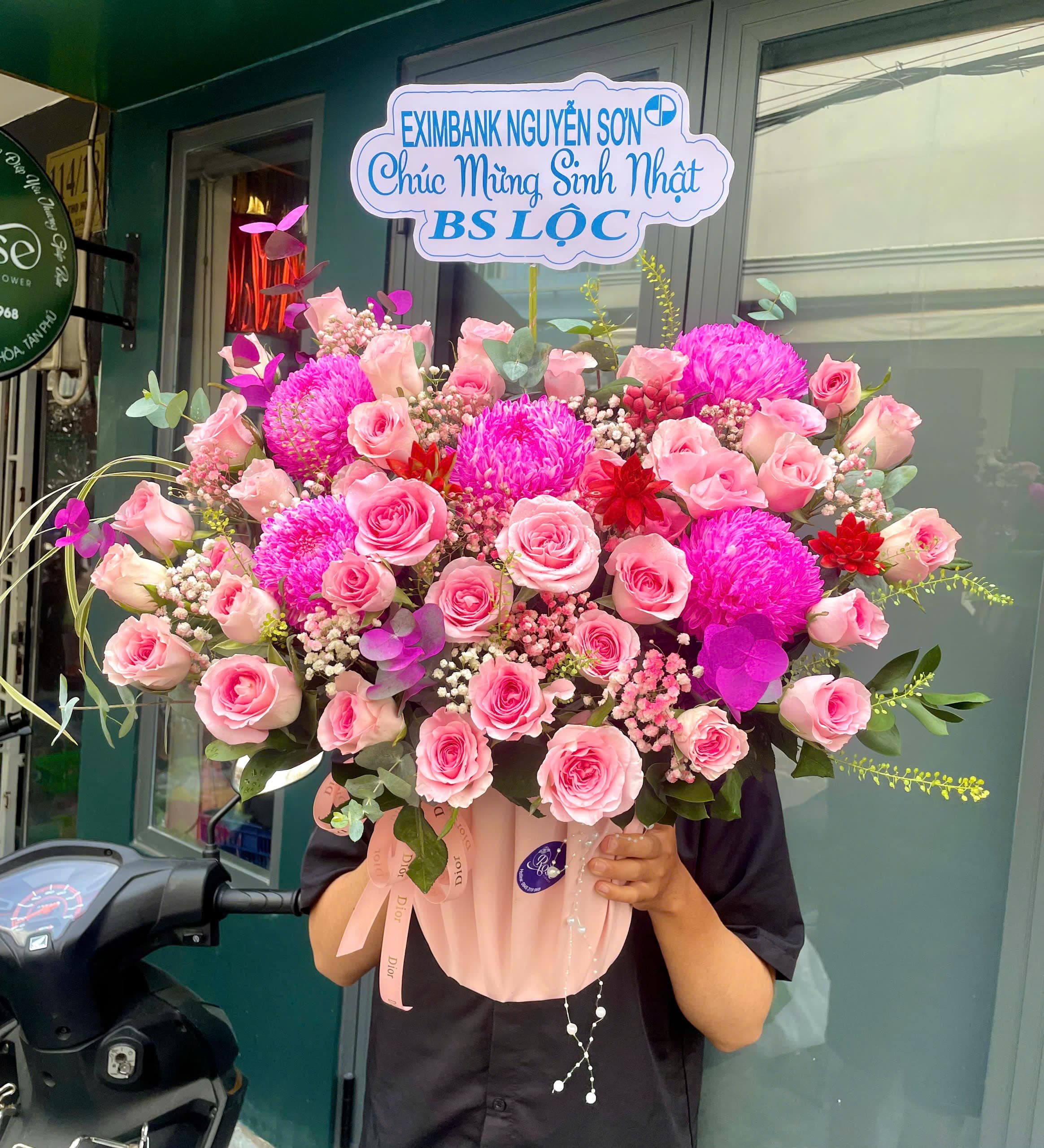 Giỏ hoa tươi 3004