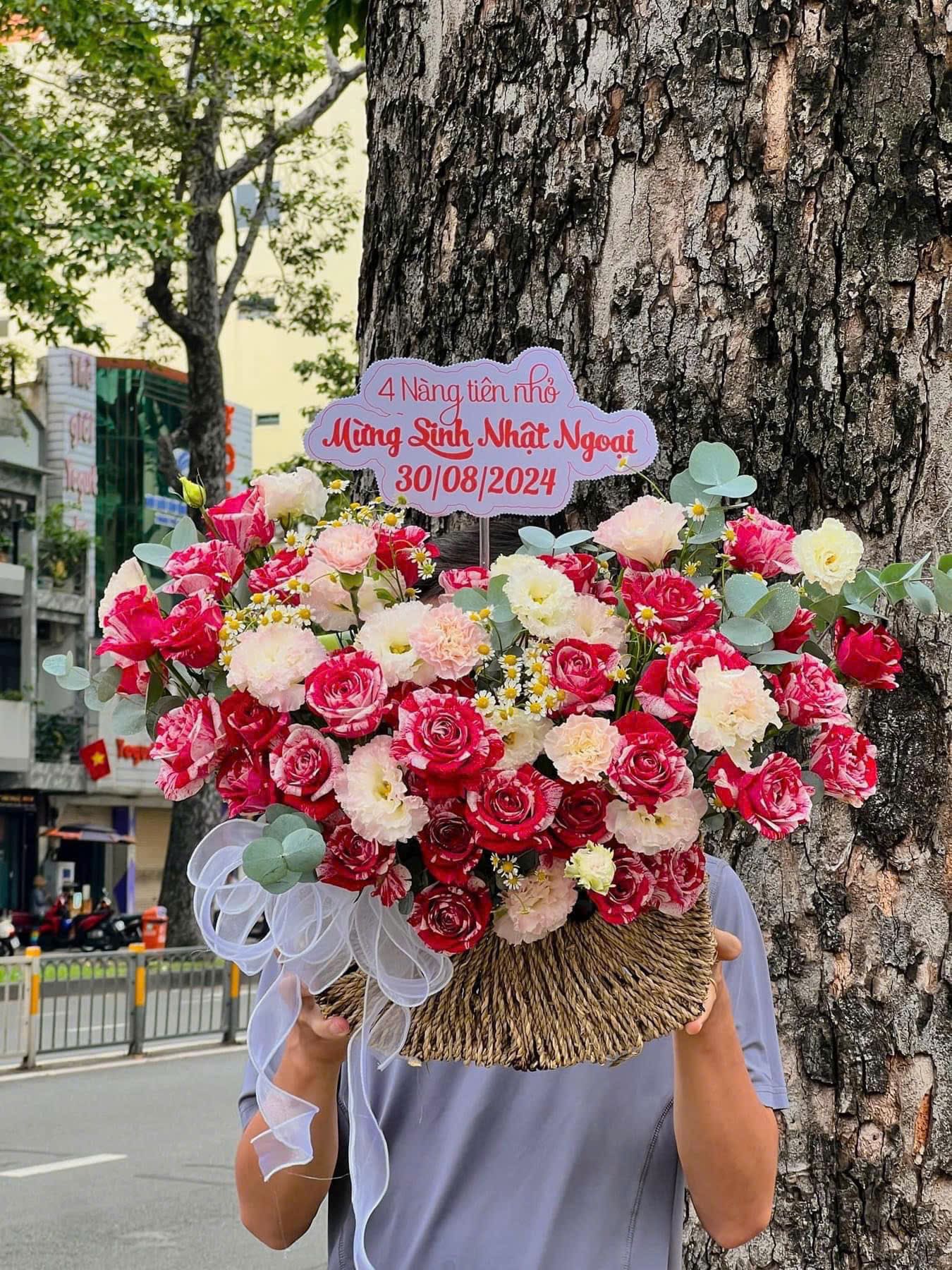 Giỏ hoa tươi 3042