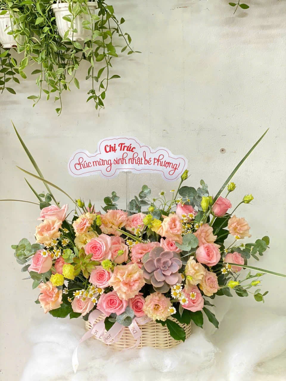 Giỏ hoa tươi 3021