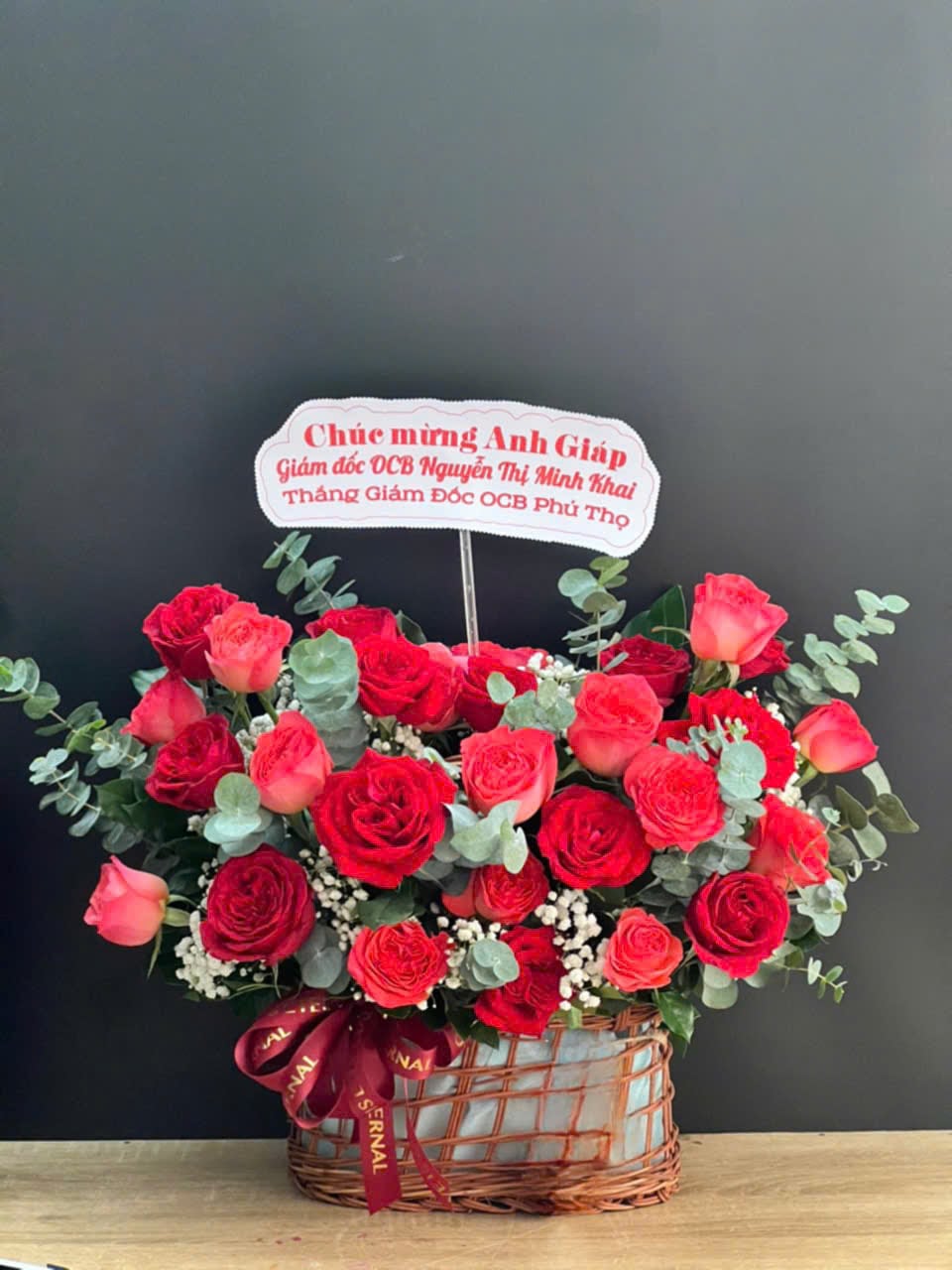 Giỏ hoa tươi 3027