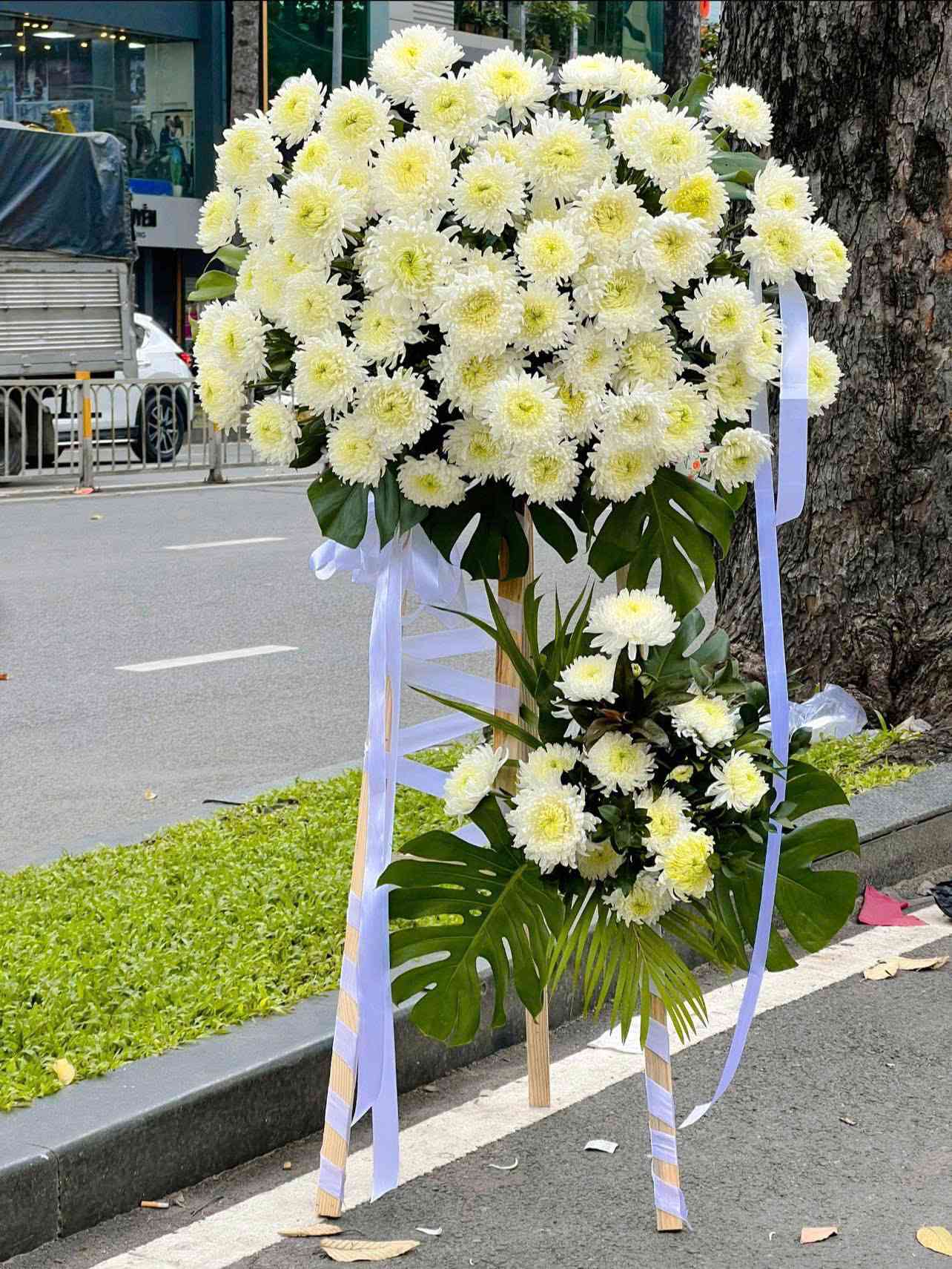 hoa chia buồn 3003