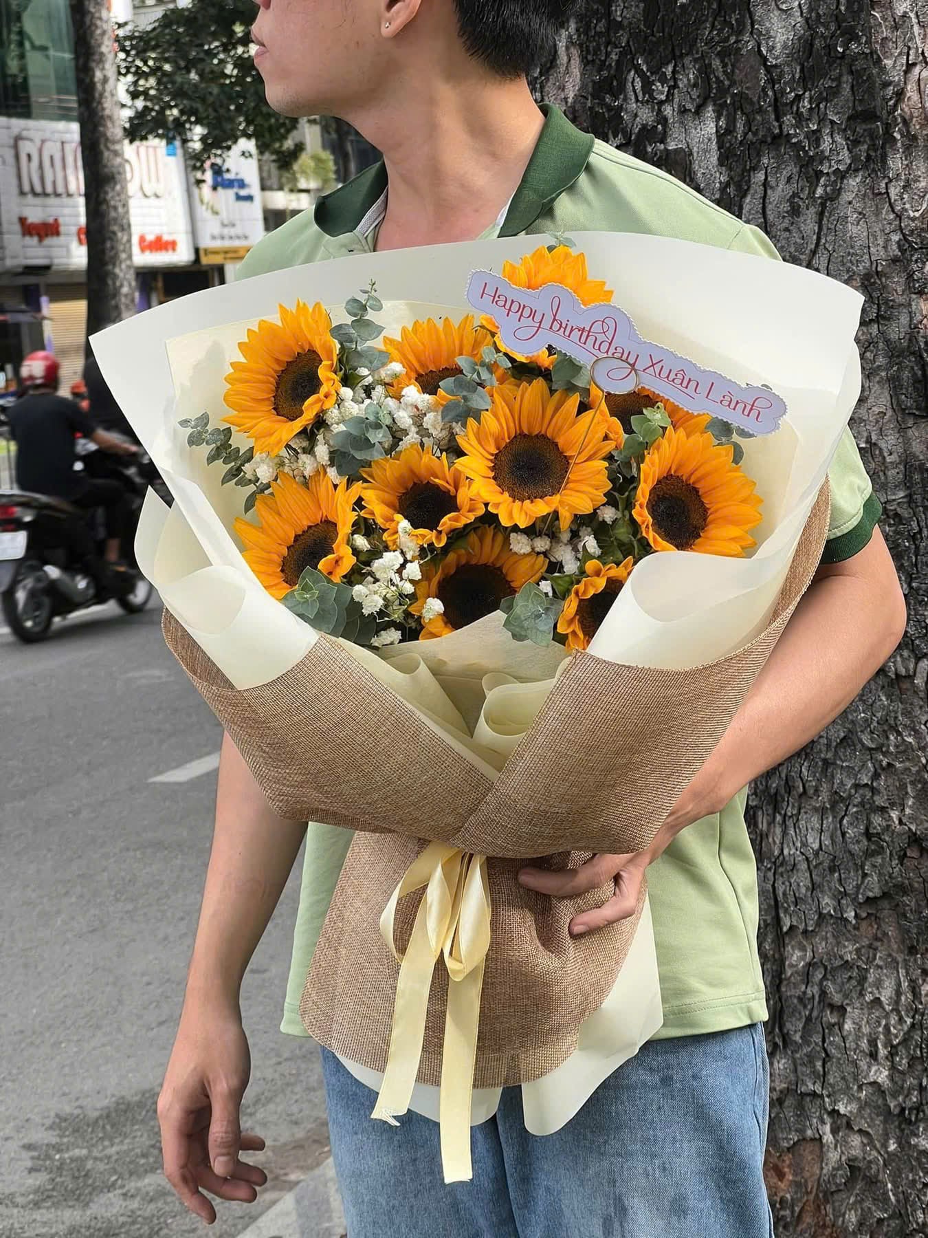 Hoa bó hướng dương