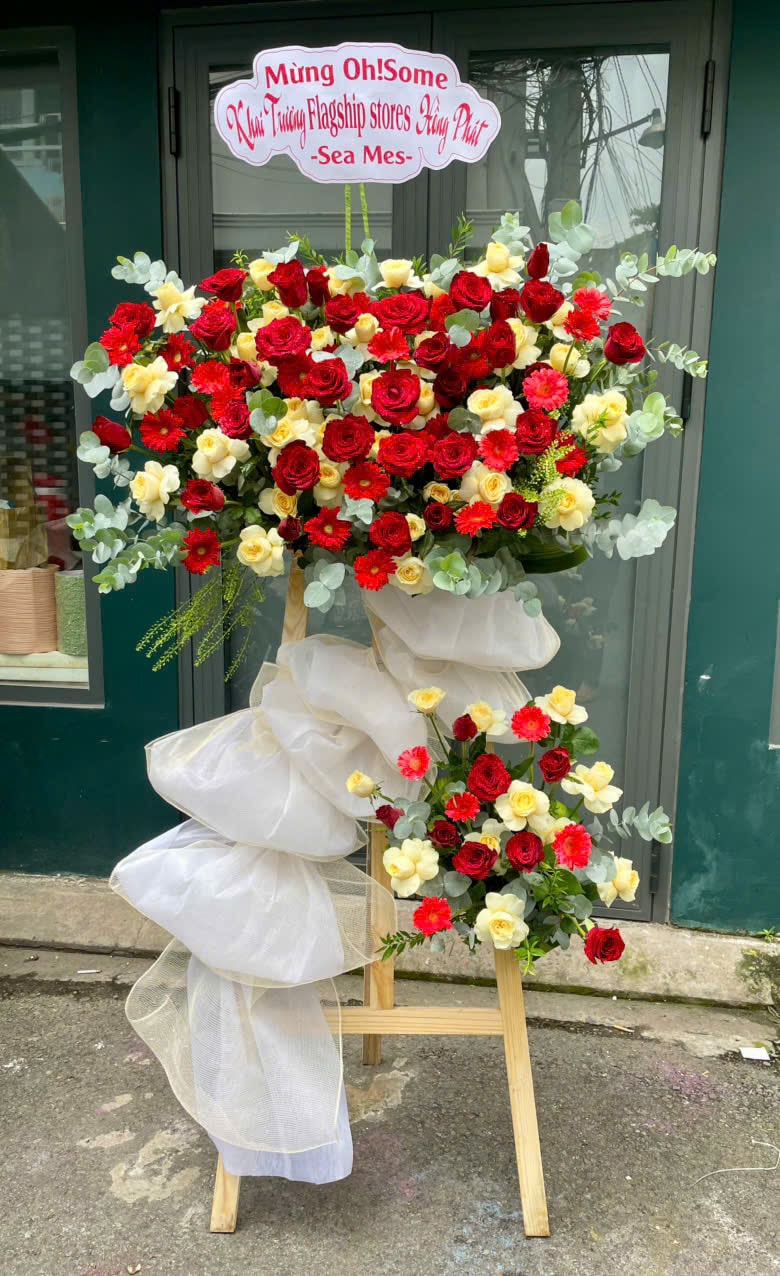 kệ hoa tươi 4029