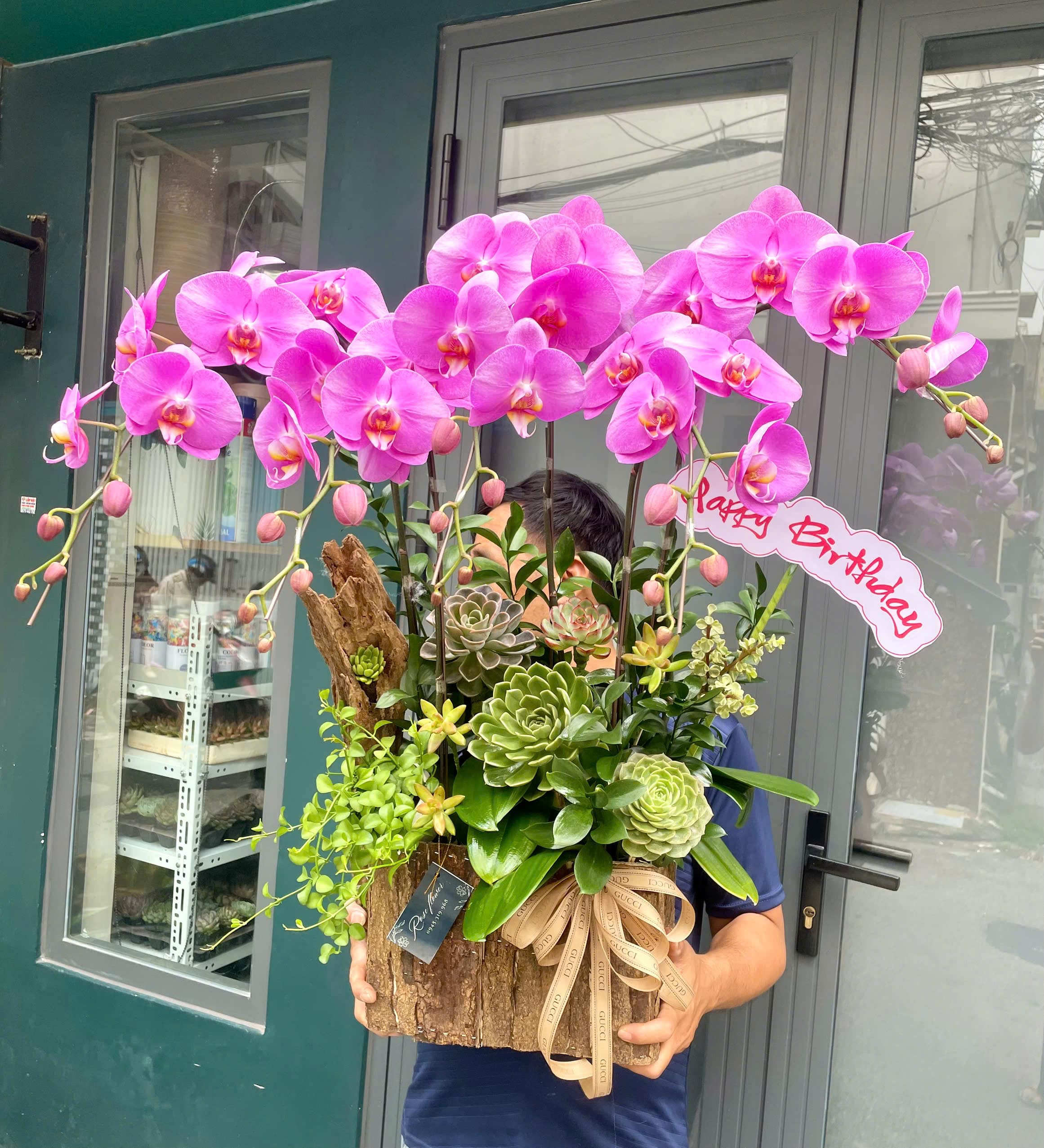 Chậu Lan 5 cành 4034